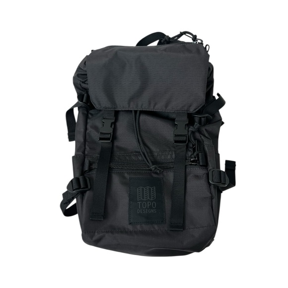 Topo Designs Handbags - Topo Designs Black Rover Mini Backpack